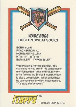 1992 Pro Set Flopps #NNO Wade Bugs Back