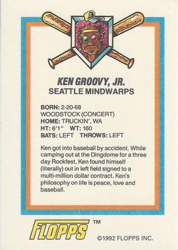 1992 Pro Set Flopps #NNO Ken Groovy, Jr. Back