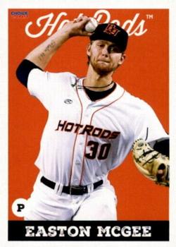 2019 Choice Bowling Green Hot Rods #13 Easton McGee Front