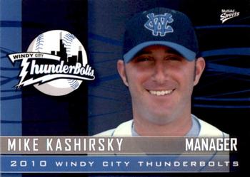 2010 MultiAd Windy City ThunderBolts #2 Mike Kashirsky Front