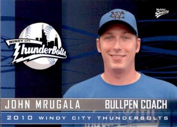 2010 MultiAd Windy City ThunderBolts #6 John Mrugala Front