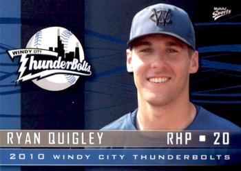 2010 MultiAd Windy City ThunderBolts #13 Ryan Quigley Front