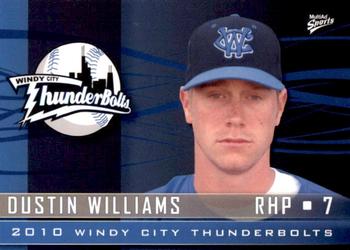 2010 MultiAd Windy City ThunderBolts #18 Dustin Williams Front