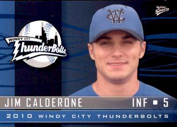 2010 MultiAd Windy City ThunderBolts #21 Jim Calderone Front