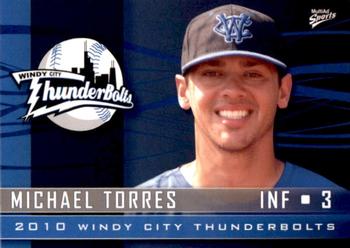 2010 MultiAd Windy City ThunderBolts #26 Michael Torres Front
