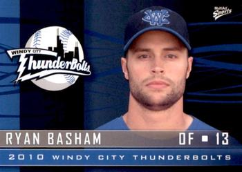 2010 MultiAd Windy City ThunderBolts #28 Ryan Basham Front