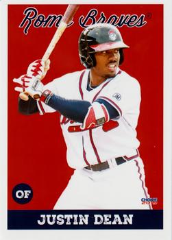 2019 Choice Rome Braves #7 Justin Dean Front