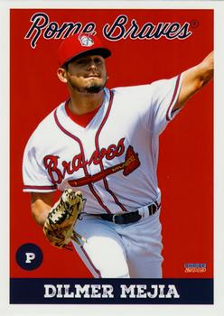 2019 Choice Rome Braves #15 Dilmer Mejia Front