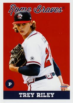 2019 Choice Rome Braves #24 Trey Riley Front
