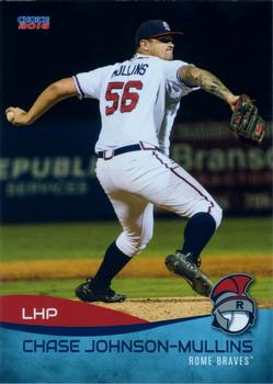 2016 Choice Rome Braves Update #36 Chase Johnson-Mullins Front