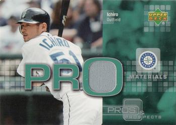 2005 Upper Deck Pros & Prospects - Pro Material #PM-IS Ichiro Suzuki Front