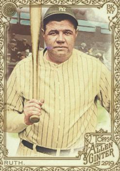 2019 Topps Allen & Ginter - Gold #3 Babe Ruth Front