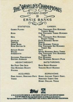 2019 Topps Allen & Ginter - Gold #20 Ernie Banks Back