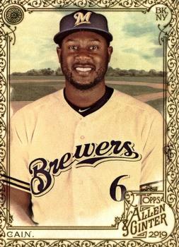 2019 Topps Allen & Ginter - Gold #38 Lorenzo Cain Front