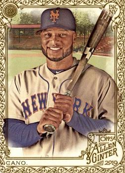 2019 Topps Allen & Ginter - Gold #41 Robinson Cano Front