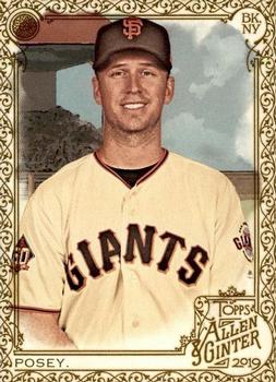 2019 Topps Allen & Ginter - Gold #52 Buster Posey Front