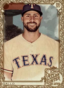 2019 Topps Allen & Ginter - Gold #92 Joey Gallo Front