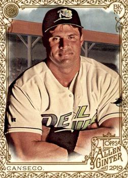 2019 Topps Allen & Ginter - Gold #95 Jose Canseco Front