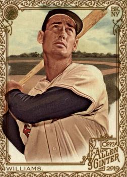 2019 Topps Allen & Ginter - Gold #98 Ted Williams Front