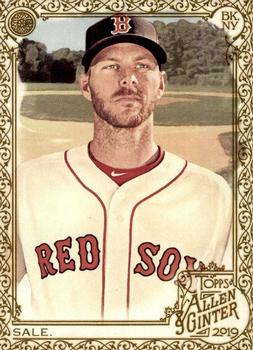 2019 Topps Allen & Ginter - Gold #99 Chris Sale Front