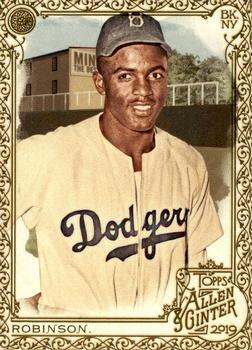 2019 Topps Allen & Ginter - Gold #129 Jackie Robinson Front