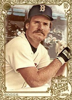 2019 Topps Allen & Ginter - Gold #186 Wade Boggs Front