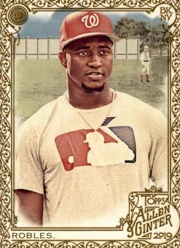 2019 Topps Allen & Ginter - Gold #361 Victor Robles Front