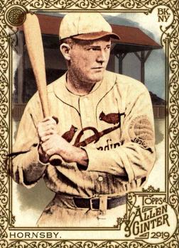 2019 Topps Allen & Ginter - Gold #384 Rogers Hornsby Front