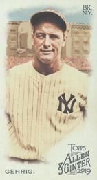 2019 Topps Allen & Ginter - Mini #4 Lou Gehrig Front