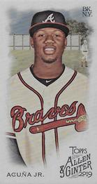 2019 Topps Allen & Ginter - Mini #25 Ronald Acuña Jr. Front