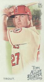 2019 Topps Allen & Ginter - Mini A & G Back #10 Mike Trout Front