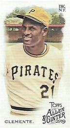 2019 Topps Allen & Ginter - Mini A & G Back #84 Roberto Clemente Front