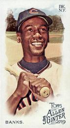 2019 Topps Allen & Ginter - Mini No Card Number #NNO Ernie Banks Front
