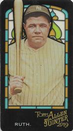 2019 Topps Allen & Ginter - Mini Stained Glass #3 Babe Ruth Front