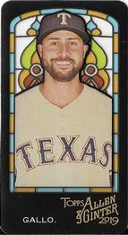 2019 Topps Allen & Ginter - Mini Stained Glass #92 Joey Gallo Front