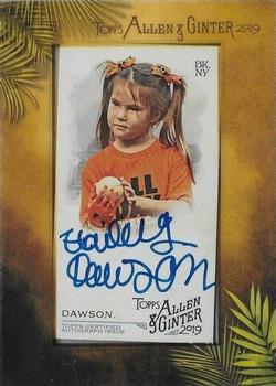 2019 Topps Allen & Ginter - Non-Baseball Framed Mini Autographs #MA-HD Hailey Dawson Front