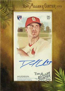 2019 Topps Allen & Ginter - Baseball Framed Mini Autographs #MA-DH Dakota Hudson Front