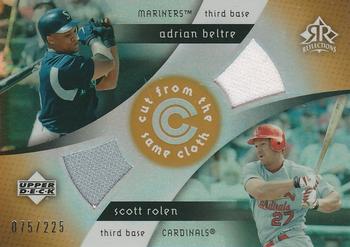 2005 Upper Deck Reflections - Cut From the Same Cloth Dual Jersey #CC-BR Adrian Beltre / Scott Rolen Front