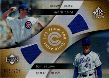 2005 Upper Deck Reflections - Cut From the Same Cloth Dual Jersey #CC-PS Mark Prior / Tom Seaver Front