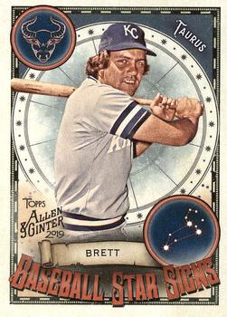 2019 Topps Allen & Ginter - Baseball Star Signs #BSS-14 George Brett Front