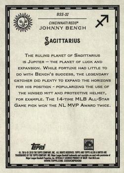 2019 Topps Allen & Ginter - Baseball Star Signs #BSS-32 Johnny Bench Back