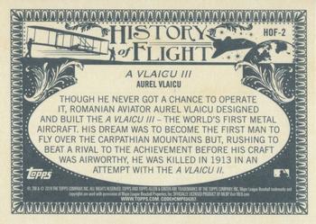 2019 Topps Allen & Ginter - History of Flight #HOF-2 A Vlaicu III Back