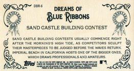 2019 Topps Allen & Ginter - Dreams of Blue Ribbons Minis #DBR-6 Sand Castle Building Contest Back