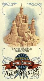 2019 Topps Allen & Ginter - Dreams of Blue Ribbons Minis #DBR-6 Sand Castle Building Contest Front