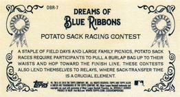 2019 Topps Allen & Ginter - Dreams of Blue Ribbons Minis #DBR-7 Potato Sack Racing Contest Back