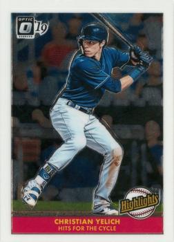 2019 Donruss Optic - Highlights #H7 Christian Yelich Front