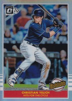 2019 Donruss Optic - Highlights Holo #H7 Christian Yelich Front