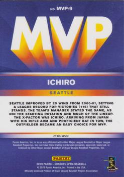 2019 Donruss Optic - MVP Holo #MVP-9 Ichiro Back