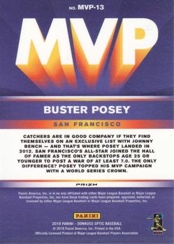 2019 Donruss Optic - MVP Holo #MVP-13 Buster Posey Back