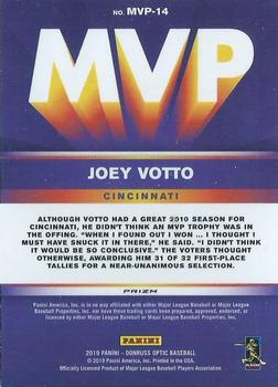 2019 Donruss Optic - MVP Holo #MVP-14 Joey Votto Back